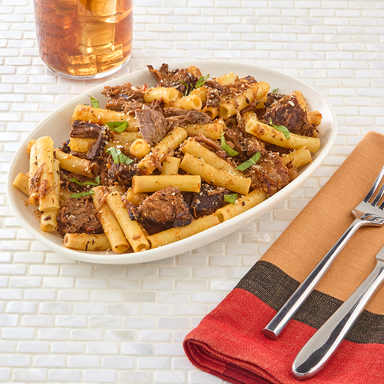 Braised Beef Ragu and Pasta