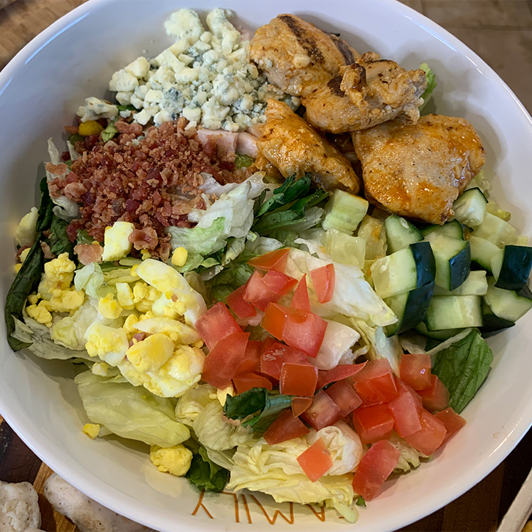 Boneless Buffalo Grilled Chicken Cobb Salad