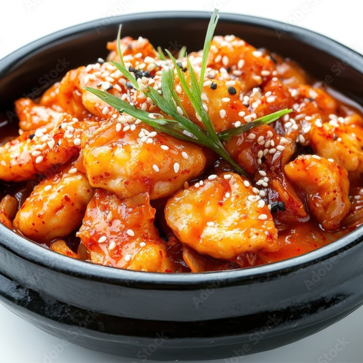 Sweet Chili and Gochujang Glazed Shrimp