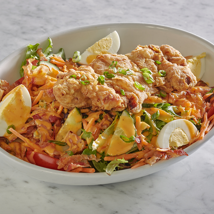Southern Style Crispy Chicken Chef's Salad