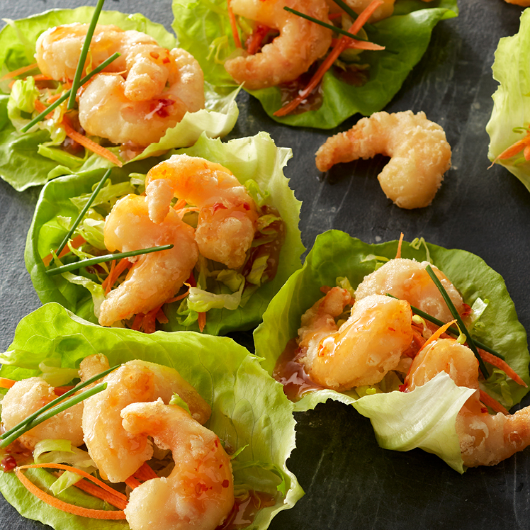 Shrimp Lettuce Wraps