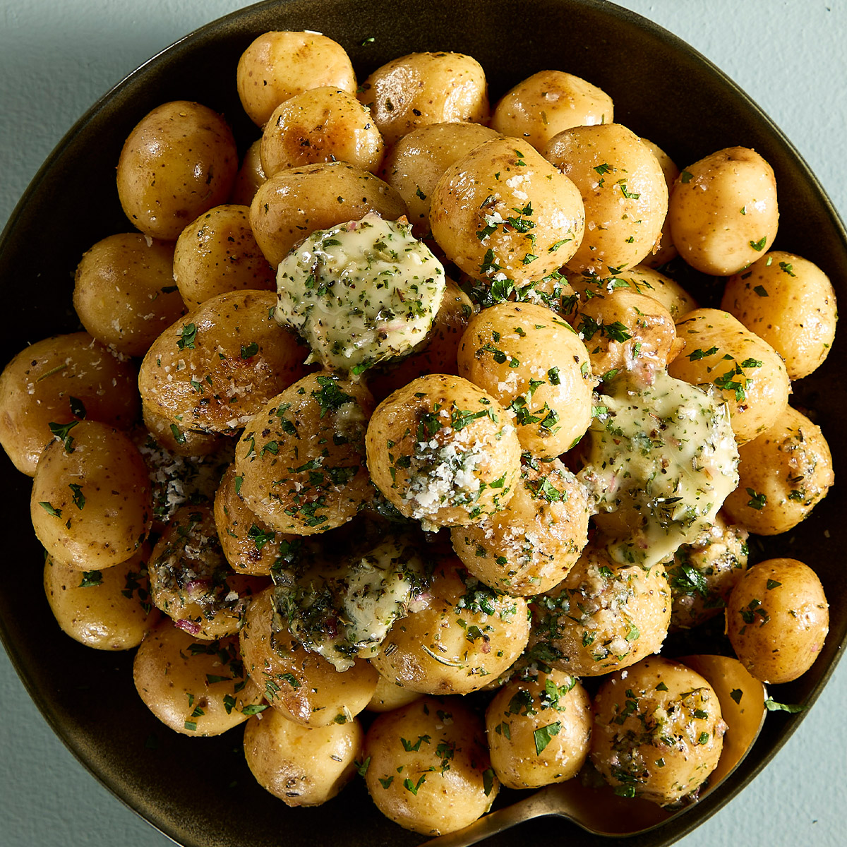Roasted Garlic & Herb Potatoes 