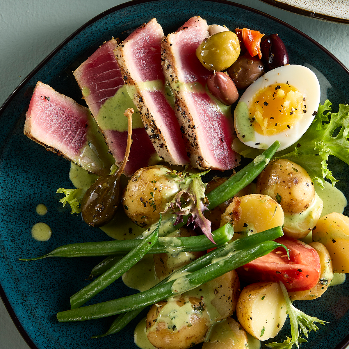 Sous Vide Potato Fresh Nicoise Salad 